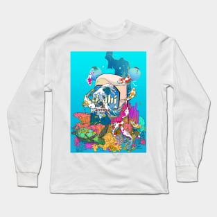 Underwater Tap (ビール） Long Sleeve T-Shirt